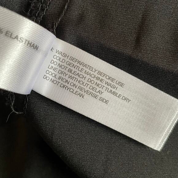 Fox & Royal City Chic Long Black Satin Robe Classic Minimalist Plus Size 18 M - Picture 14 of 15